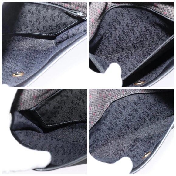 SAINT LAURENT Shoulder Bag PVC Gray Gold Auth 132120 - Picture 16 of 16